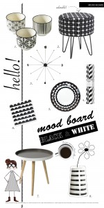 Mood Board Black + White