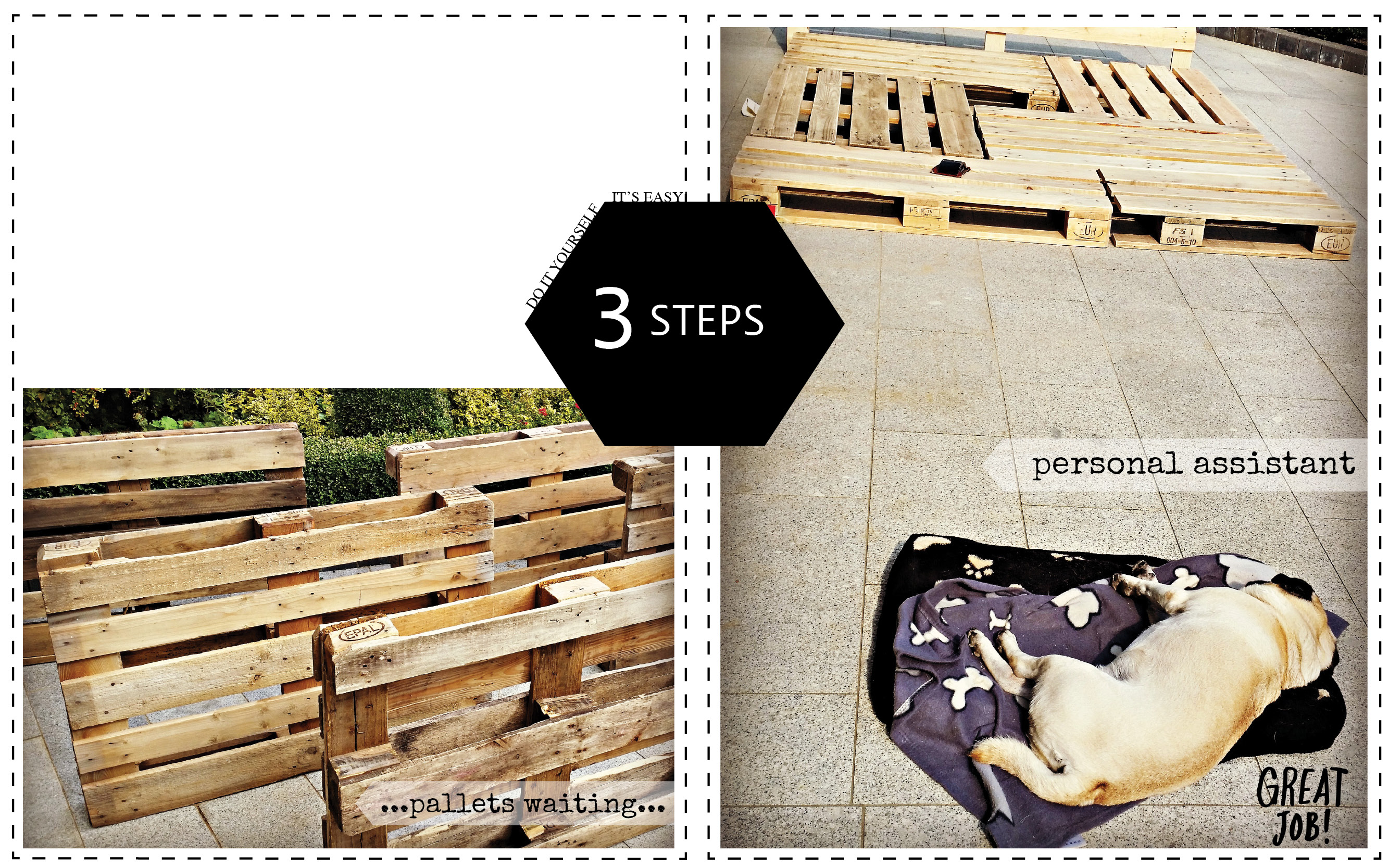 Pallet Bed | Getting ready